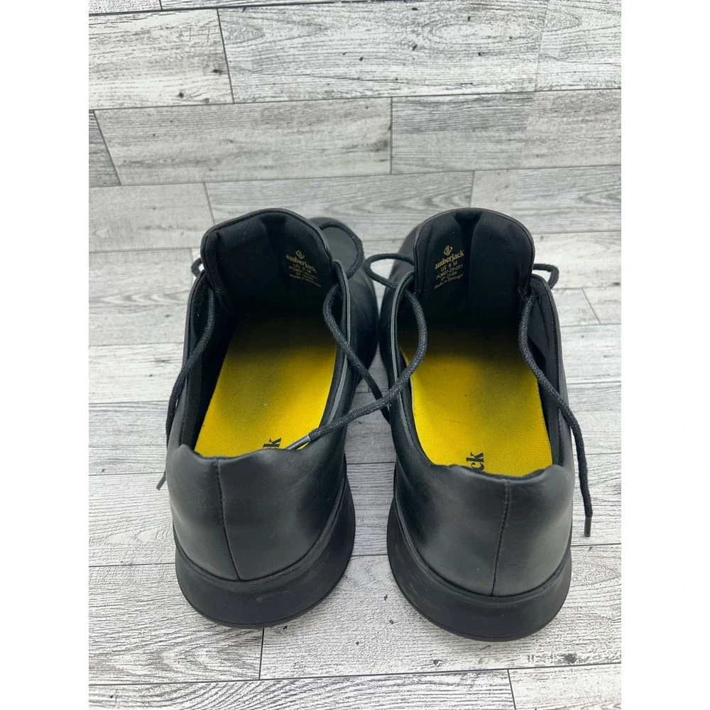 Amberjack The Original Tuxedo Black Leather Hybrid Dress Shoes Men 9M Portugal